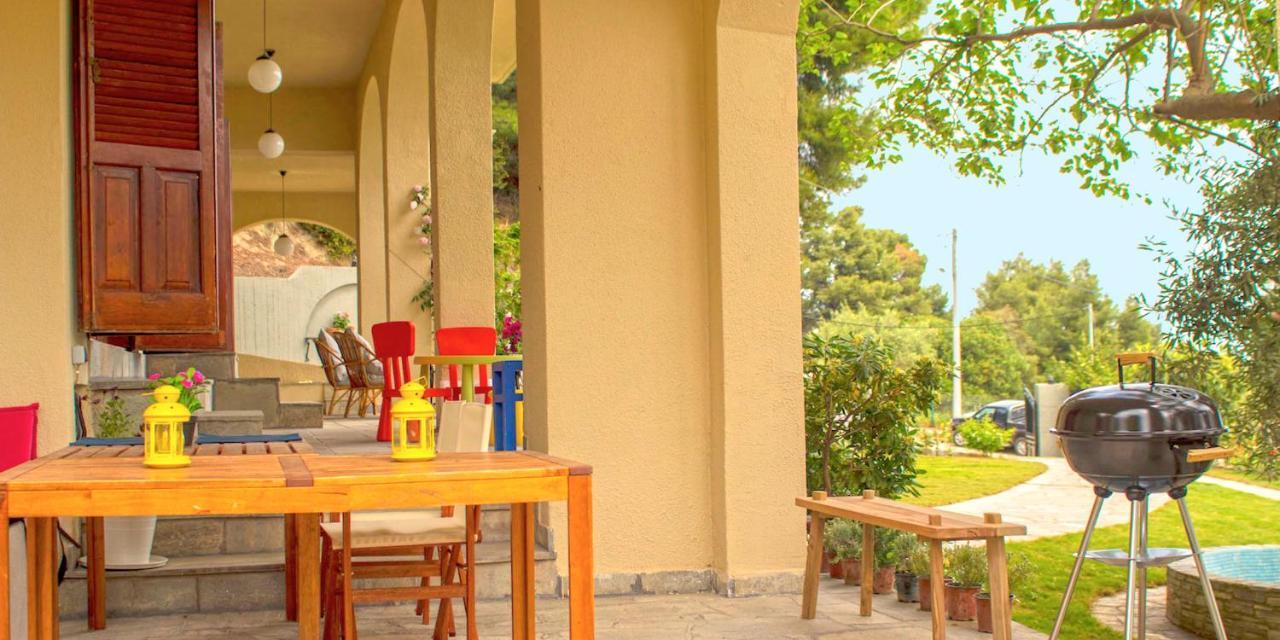 Willow Sea View Villa, Kriopigi Bagian luar foto