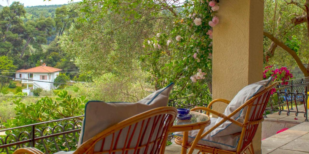 Willow Sea View Villa, Kriopigi Bagian luar foto
