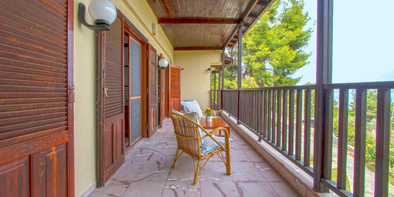 Willow Sea View Villa, Kriopigi Bagian luar foto