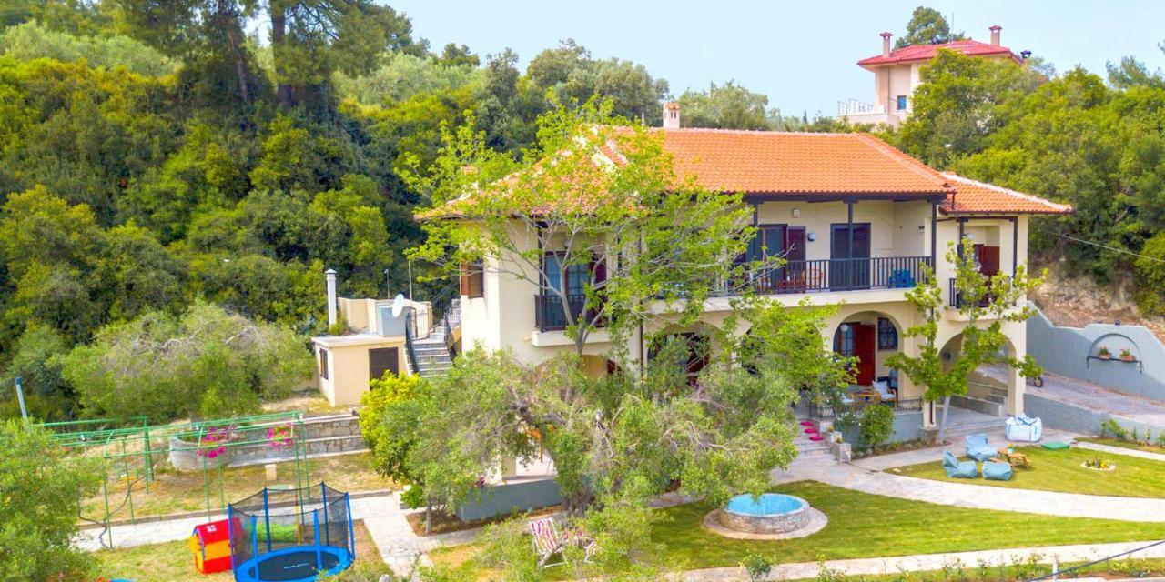 Willow Sea View Villa, Kriopigi Bagian luar foto
