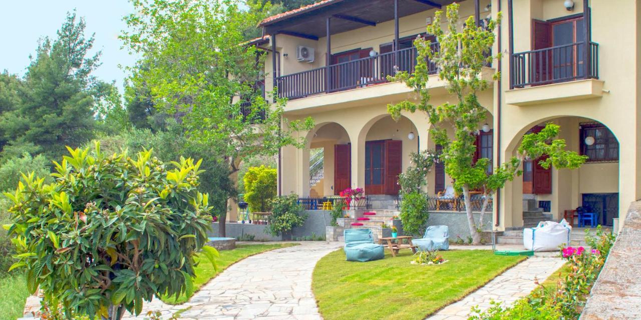 Willow Sea View Villa, Kriopigi Bagian luar foto