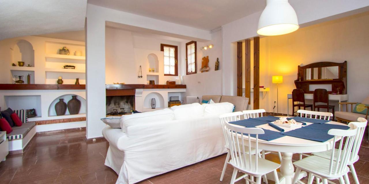 Willow Sea View Villa, Kriopigi Bagian luar foto